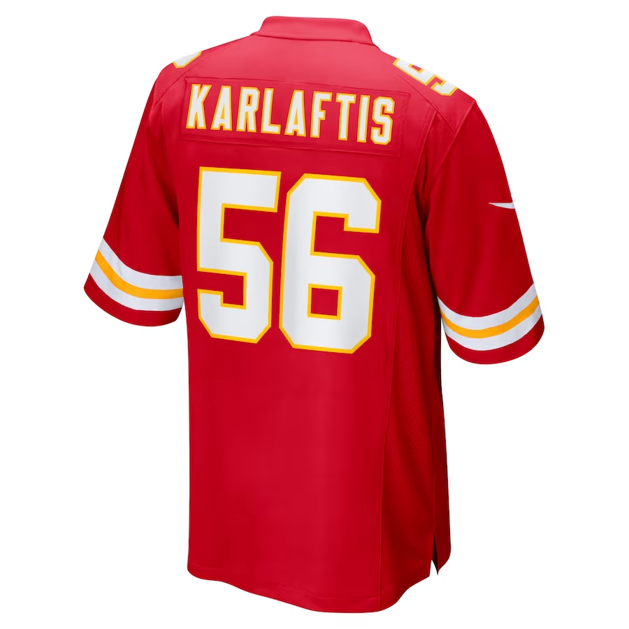 Nike George Karlaftis Kansas City Chiefs Red Super Bowl LVIII Game Jer