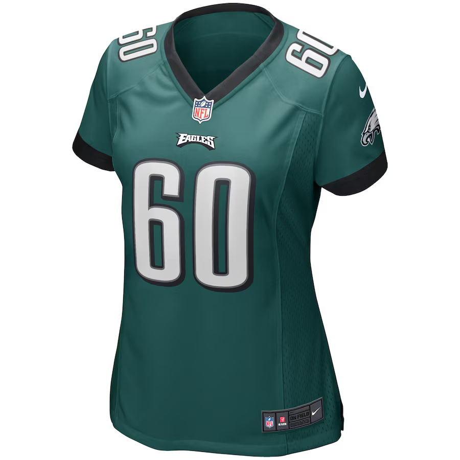Nike Chuck Bednarik Philadelphia Eagles Women's Midnight Green Game Retired Player Jersey