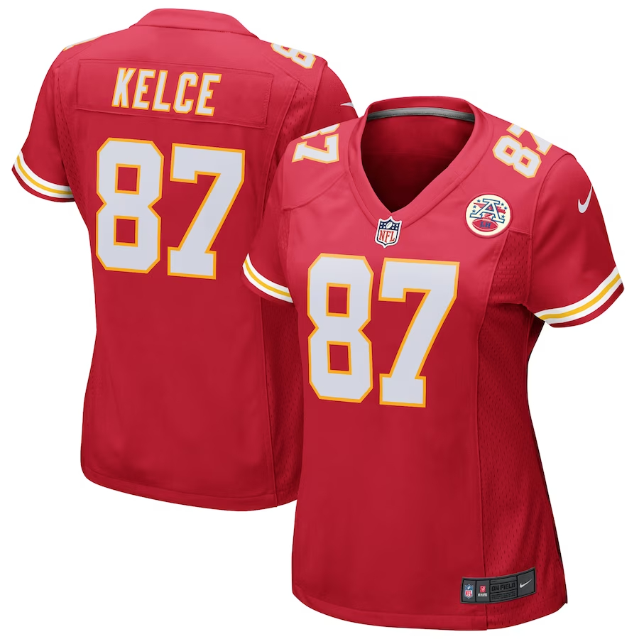 Nike Travis Kelce Kansas City Chiefs Women's Red Game Jersey