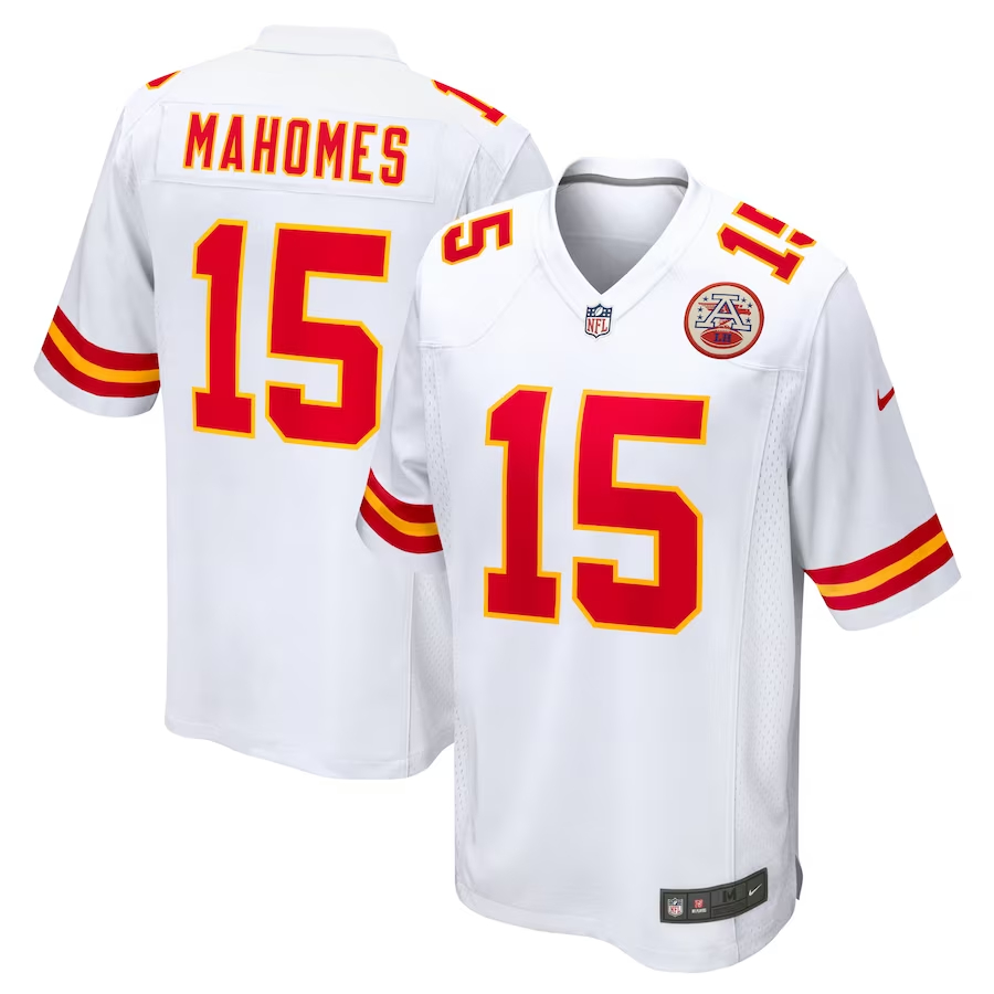 Nike Patrick Mahomes Kansas City Chiefs White Game Jersey
