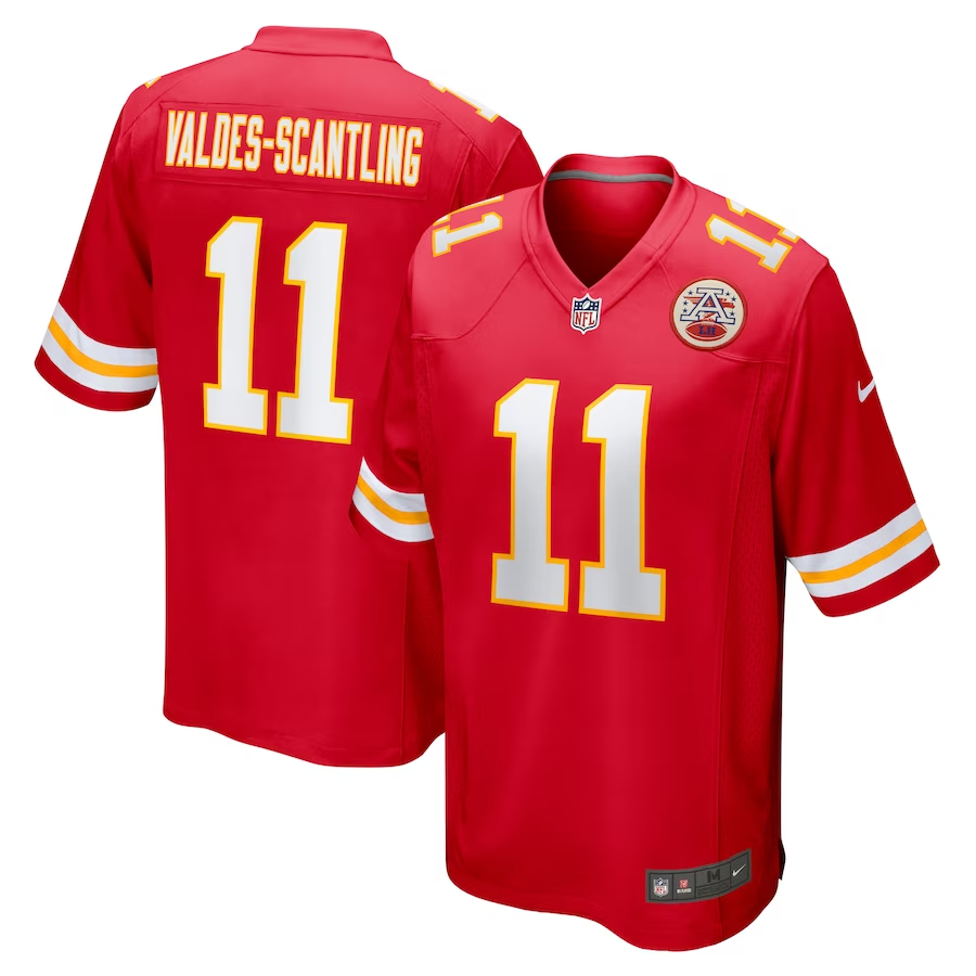 Nike Marquez Valdes-Scantling Kansas City Chiefs Red Game Jersey
