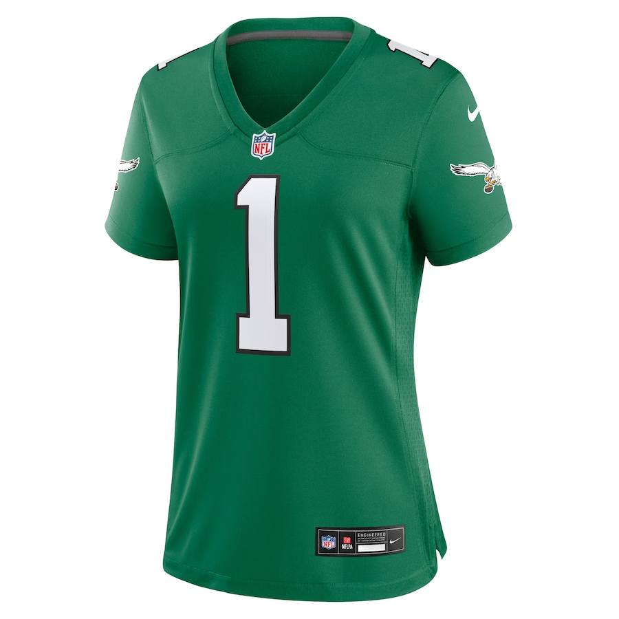 Nike Jalen Hurts Philadelphia Eagles Women's Kelly Green Game Player Jersey