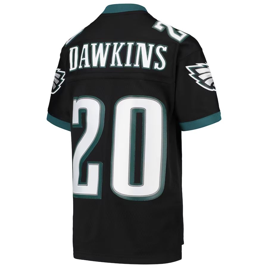 Mitchell & Ness Brian Dawkins Philadelphia Eagles Youth Black 2004 Legacy Retired Player Jersey