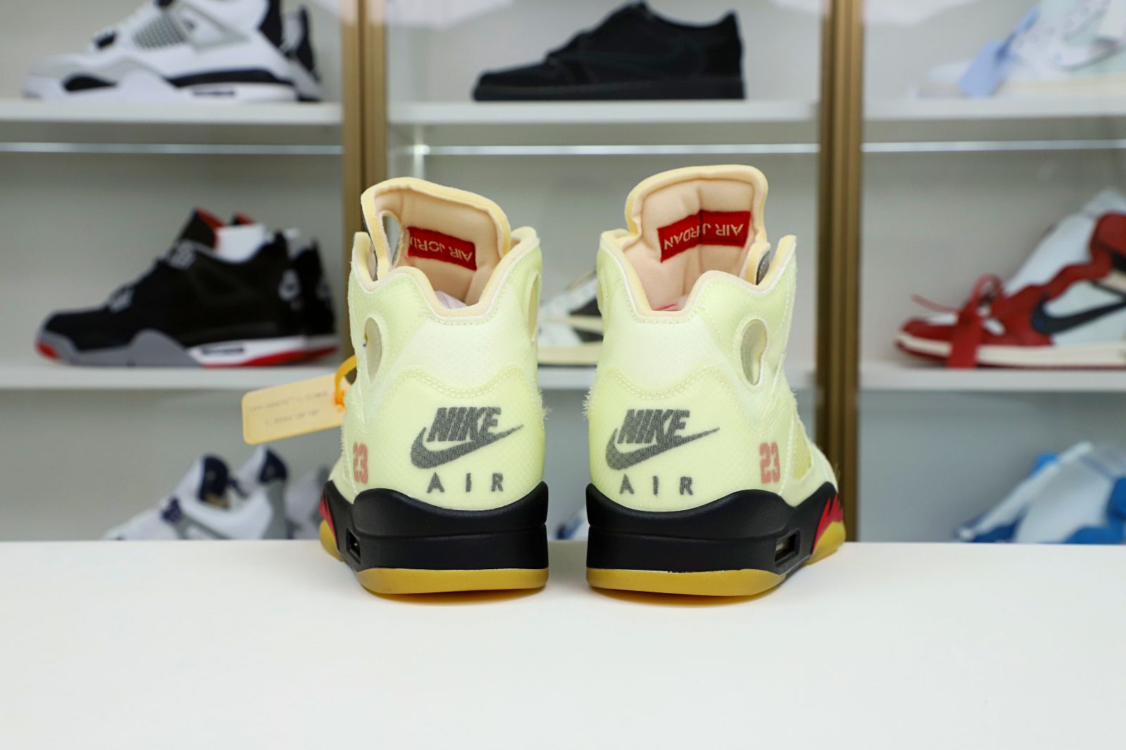 AIR JORDAN OFF-WHITE X AIR JORDAN 5 RETRO SP PS 'SAIL'