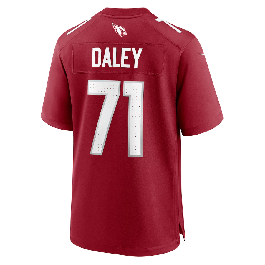 Nike Dennis Daley Arizona Cardinals Cardinal Game Player Jersey