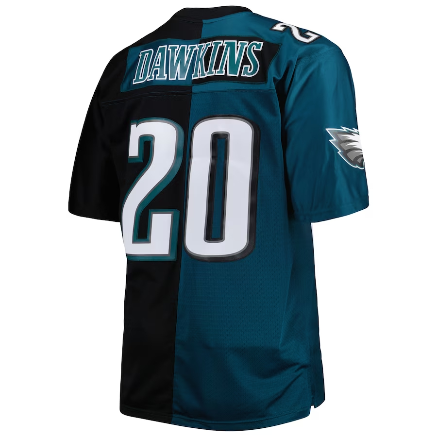 Mitchell & Ness Brian Dawkins Philadelphia Eagles Midnight Green_Black Big & Tall Split Leg