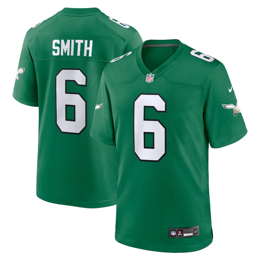 Nike DeVonta Smith Philadelphia Eagles Kelly Green Alternate Game Player Jersey
