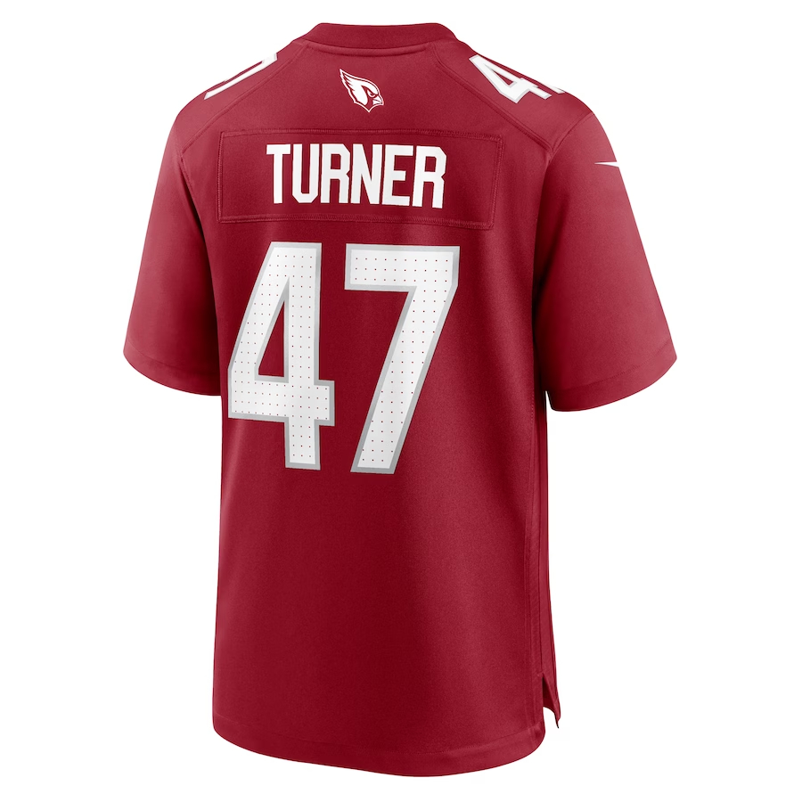 Nike Ezekiel Turner Arizona Cardinals Cardinal Team Game Jersey