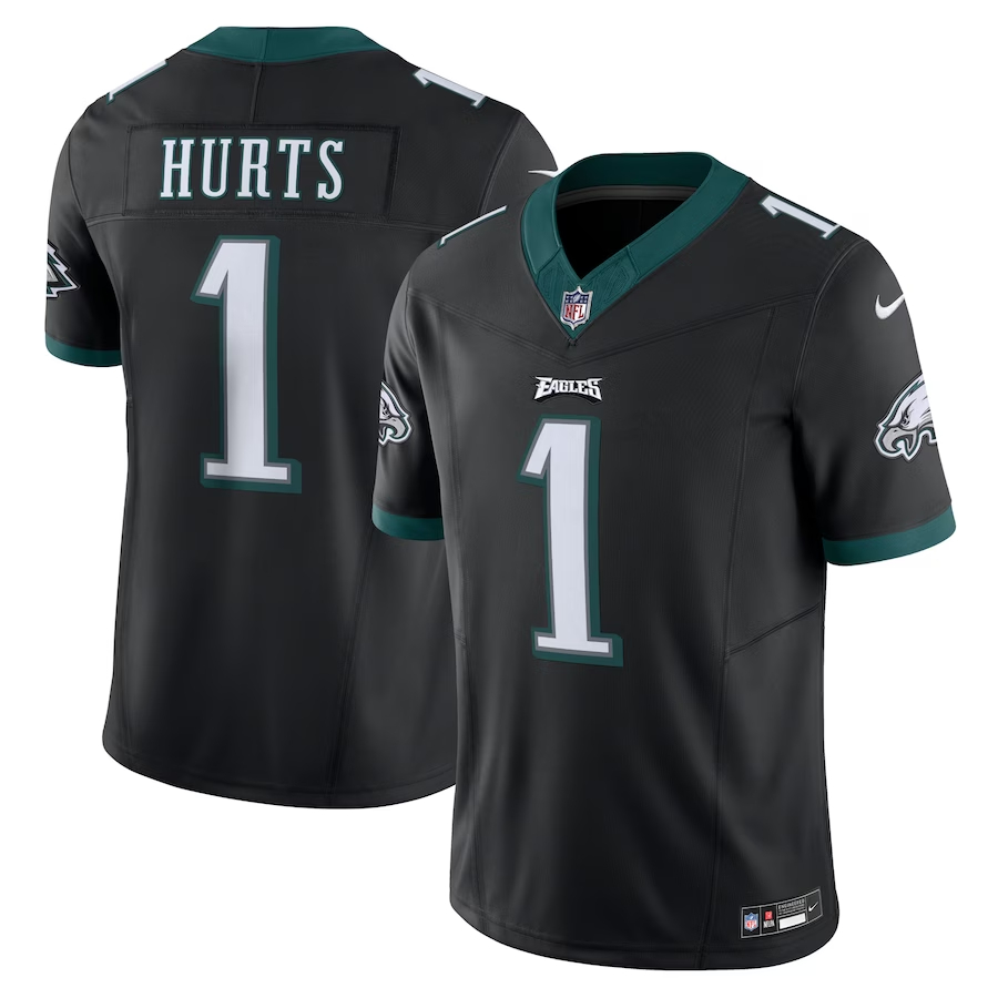 Nike Jalen Hurts Philadelphia Eagles Black Vapor F.U.S.E. Limited Jersey
