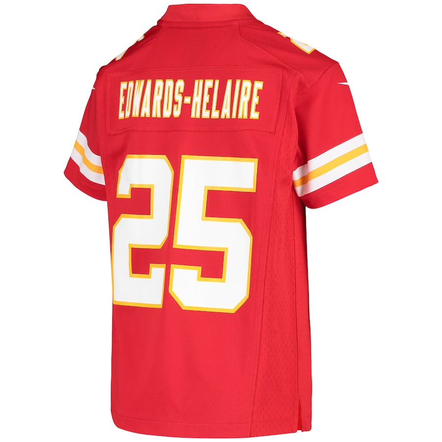 Nike Clyde Edwards-Helaire Kansas City Chiefs Youth Red Game Jersey