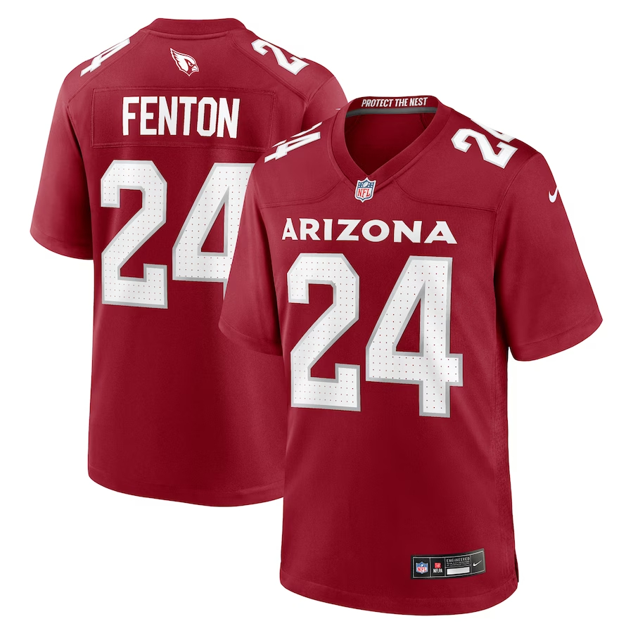 Nike Rashad Fenton Arizona Cardinals Cardinal Game Player Jersey