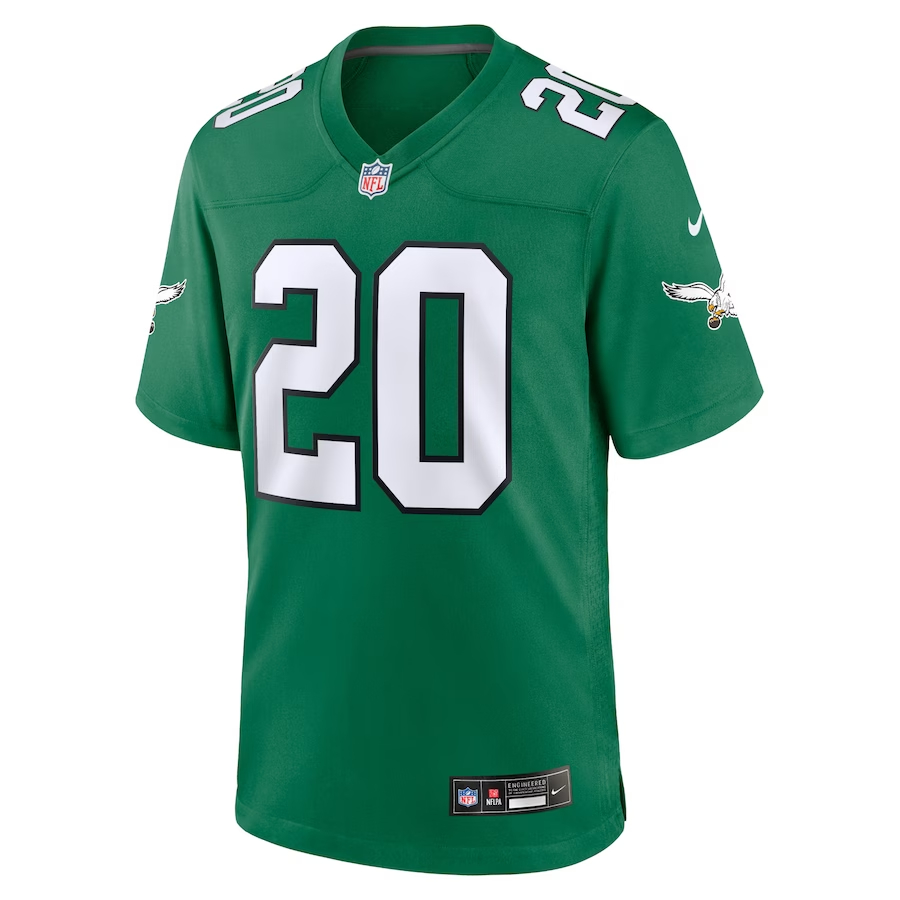 Nike Brian Dawkins Philadelphia Eagles Kelly Green Alternate Retired Player Game Jersey