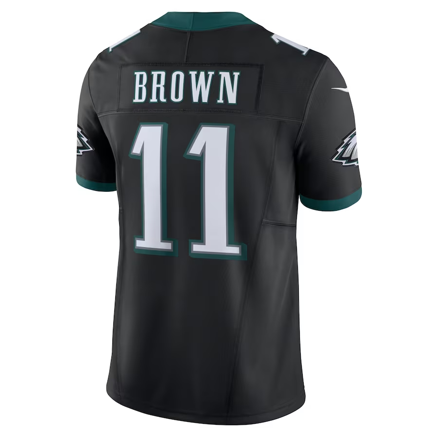 Nike A.J. Brown Philadelphia Eagles Black Vapor F.U.S.E. Limited Jersey