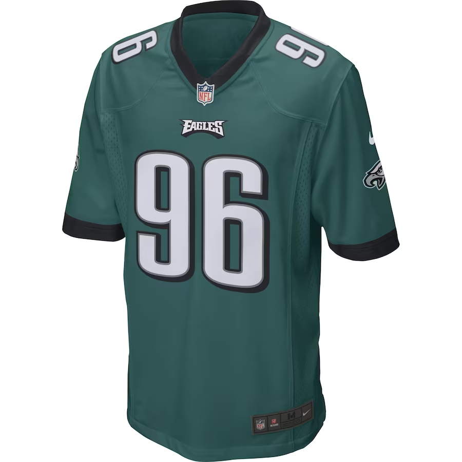 Nike Derek Barnett Philadelphia Eagles Green Game Jersey