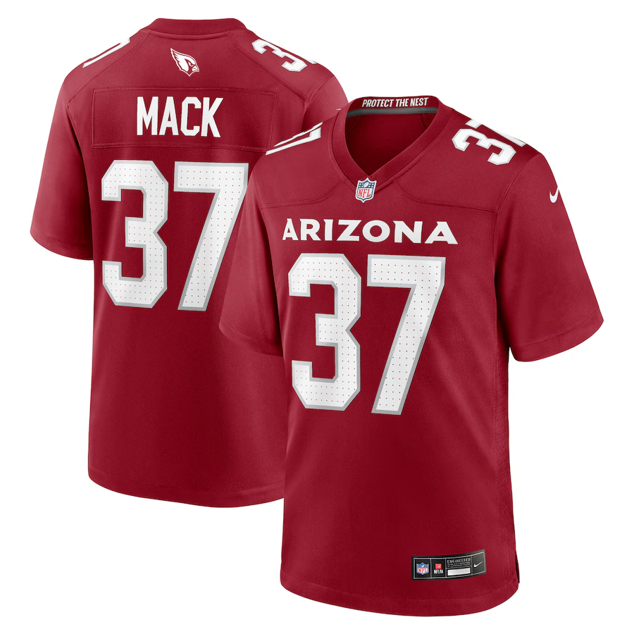 Nike Marlon Mack Arizona Cardinals Cardinal Team Game Jersey