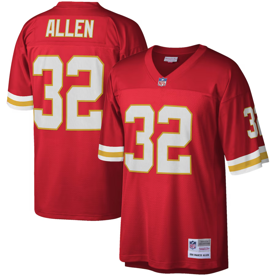 Mitchell & Ness Marcus Allen Kansas City Chiefs Red Legacy Replica Jersey