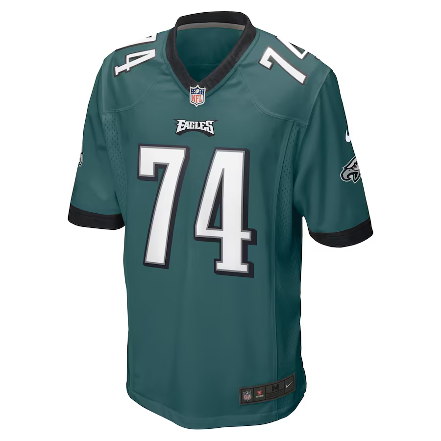 Nike Fred Johnson Philadelphia Eagles Midnight Green Team Game Jersey