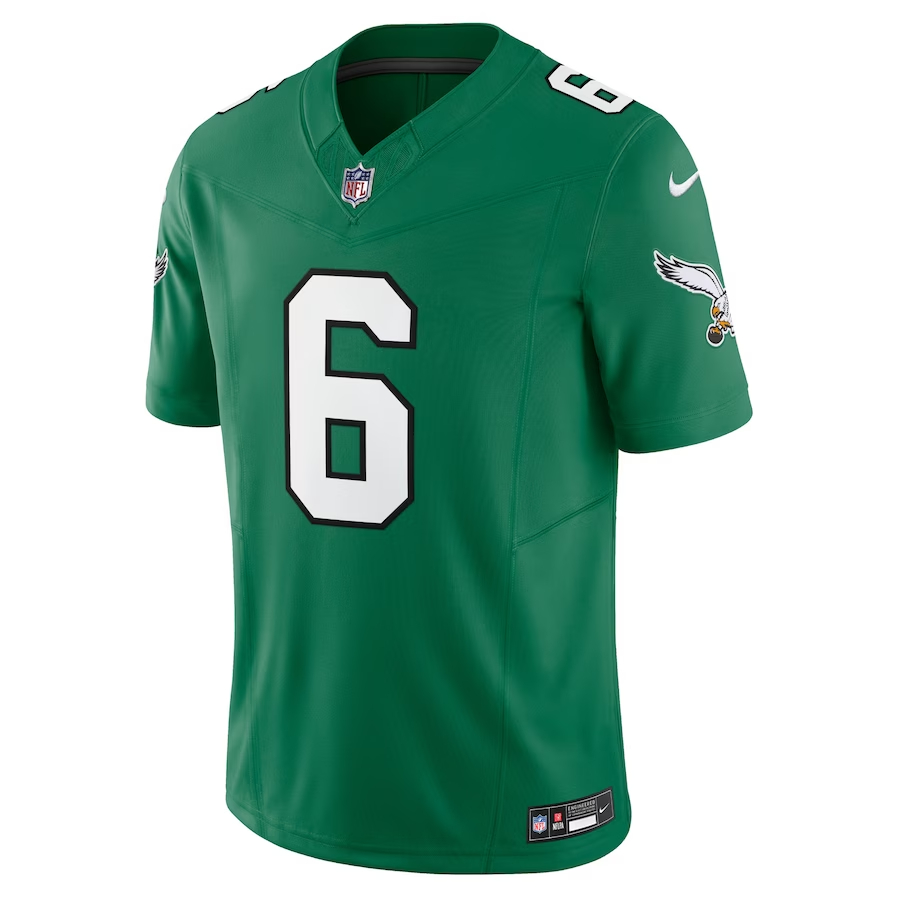 Nike DeVonta Smith Philadelphia Eagles Kelly Green Vapor F.U.S.E. Lim
