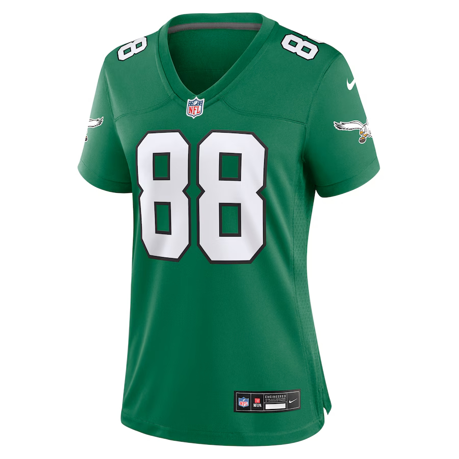 Nike Dallas Goedert Philadelphia Eagles Women's Kelly Green Alternate Game Jersey