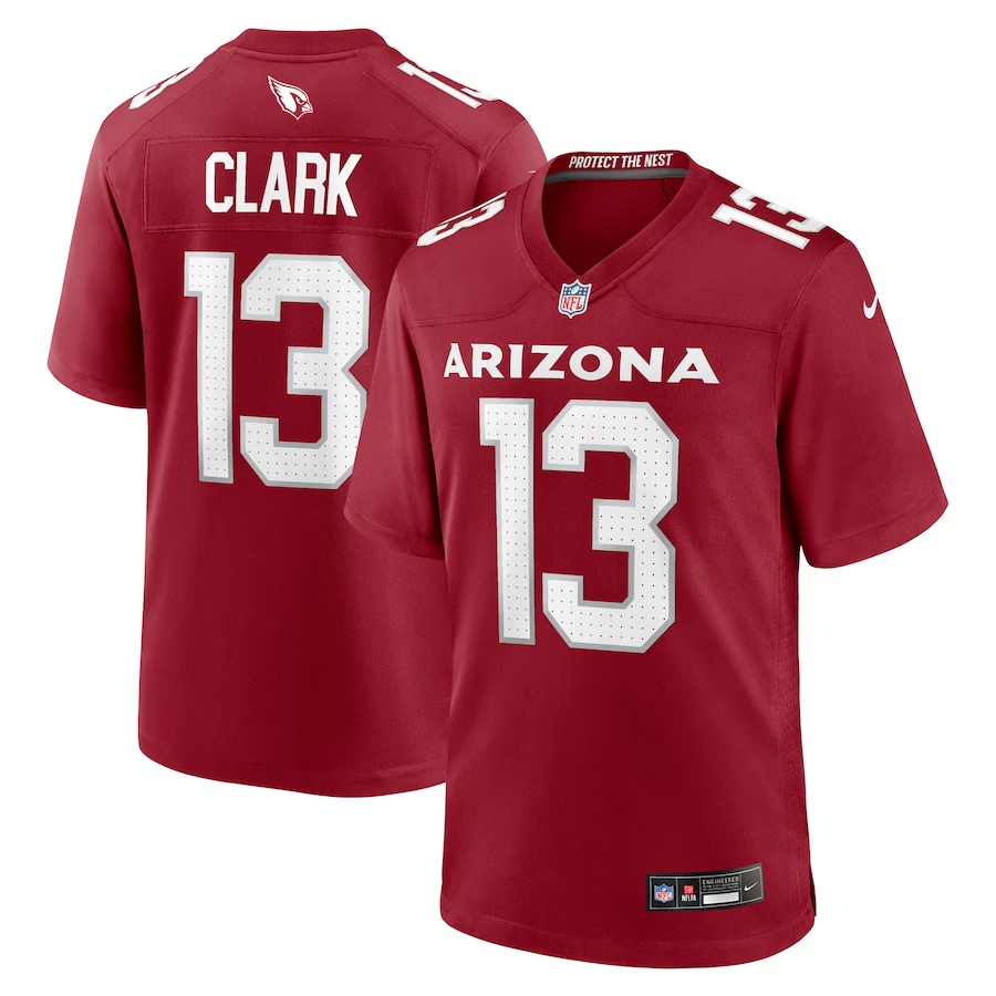 Nike Kei'Trel Clark Arizona Cardinals Cardinal Game Jersey