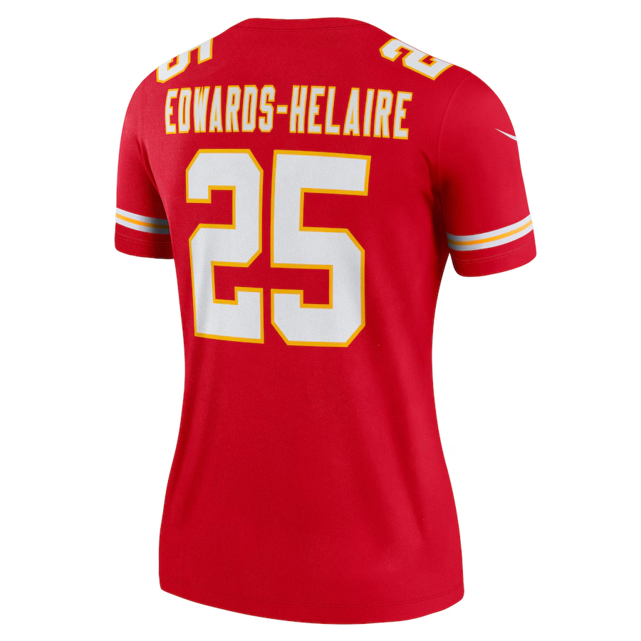 Nike Clyde Edwards-Helaire Kansas City Chiefs Women's Red Legend Jersey
