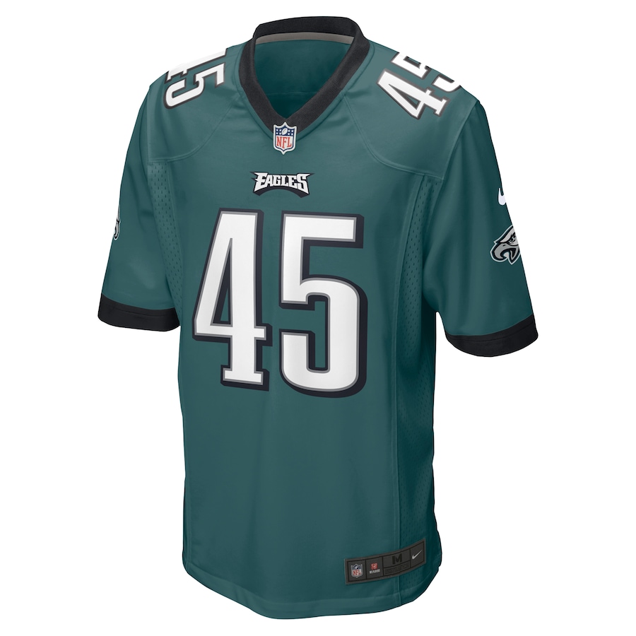 Nike Rick Lovato Philadelphia Eagles Midnight Green Game Jersey