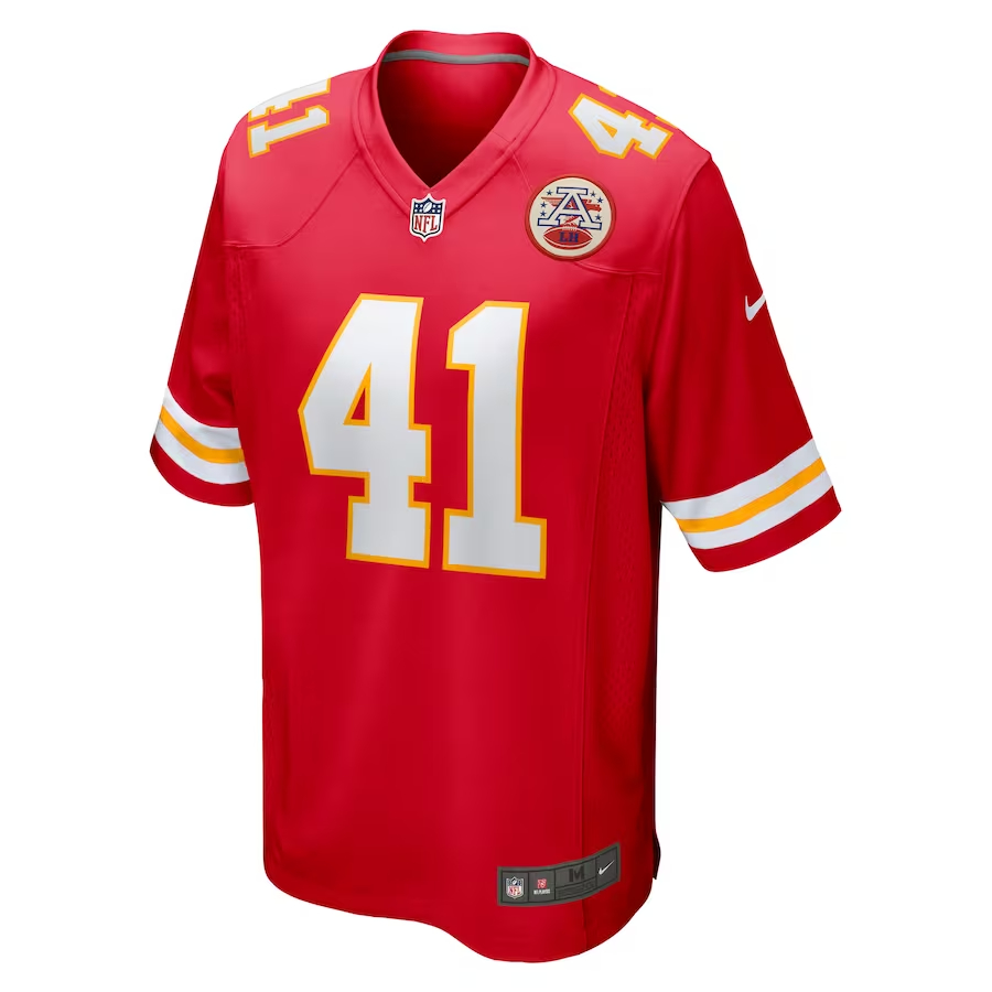 Nike James Winchester Kansas City Chiefs Red Game Jersey