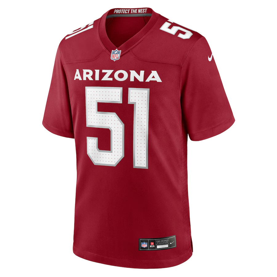 Nike Krys Barnes Arizona Cardinals Cardinal Team Game Jersey