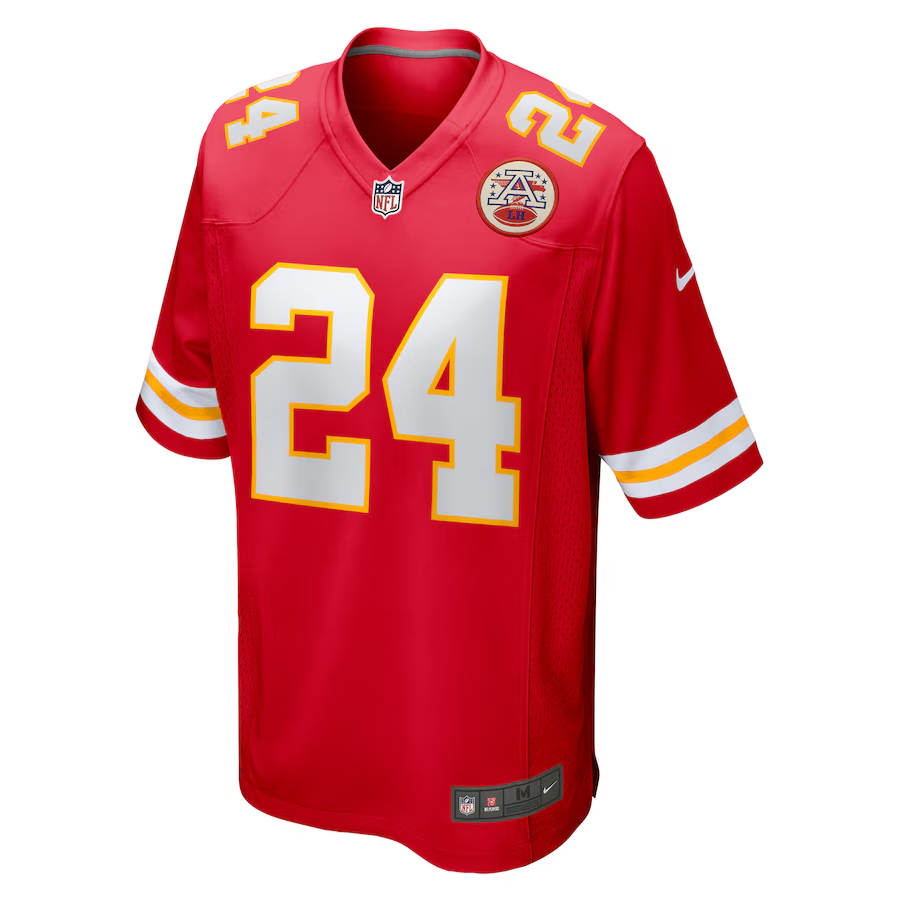 Nike Skyy Moore Kansas City Chiefs Red Game Player Jersey