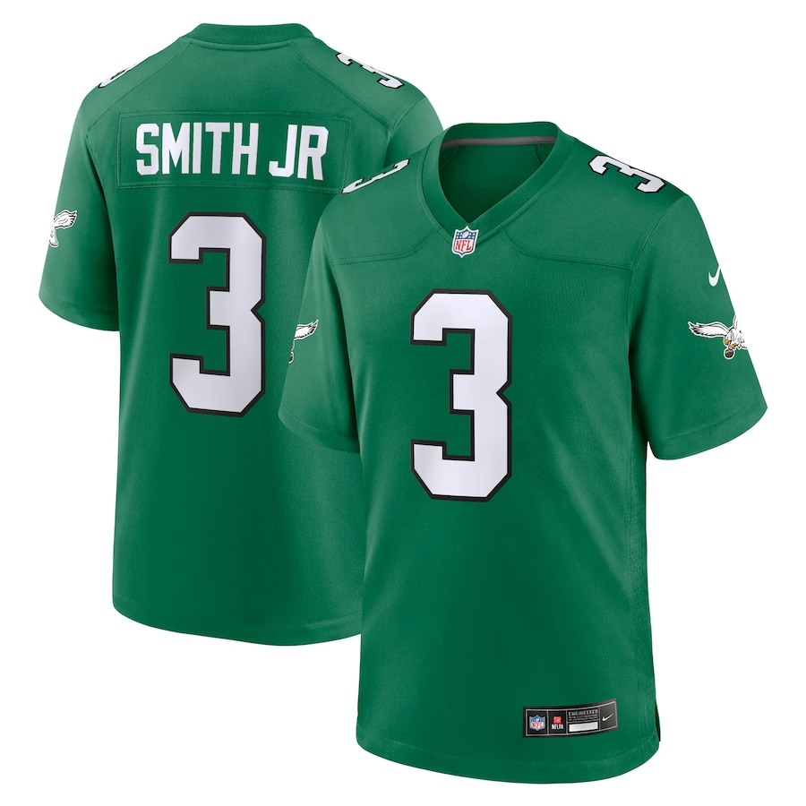 Nike Nolan Smith Philadelphia Eagles Kelly Green Alternate Game Jersey