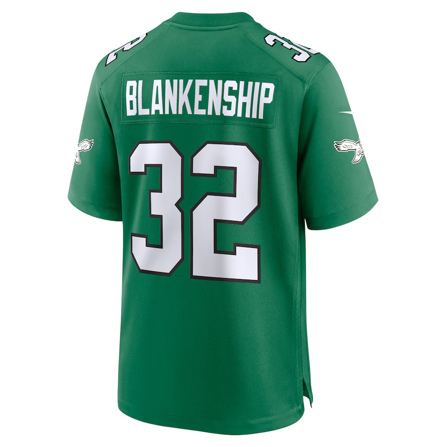 Nike Reed Blankenship Philadelphia Eagles Kelly Green Alternate Game Jersey