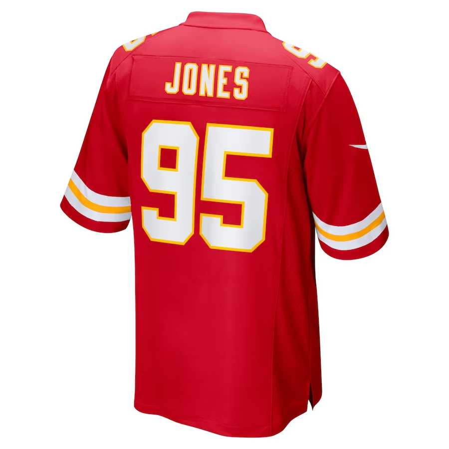 Nike Chris Jones Kansas City Chiefs Red Super Bowl LVIII Game Jersey