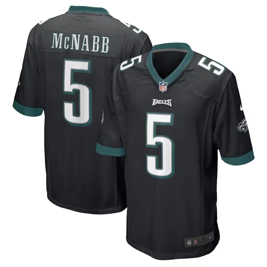 Nike Donovan McNabb Philadelphia Eagles Black Retired Player Jersey