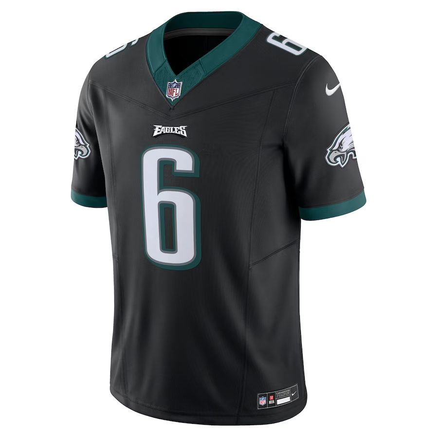 Nike DeVonta Smith Philadelphia Eagles Black Vapor F.U.S.E. Limited Jersey