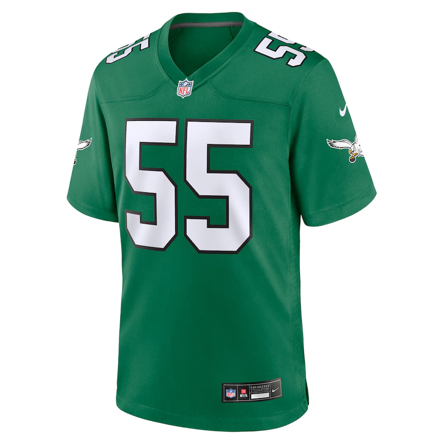Nike Brandon Graham Philadelphia Eagles Kelly Green Alternate Game Jer