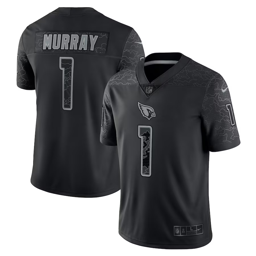 Nike Kyler Murray Arizona Cardinals Black RFLCTV Limited Jersey