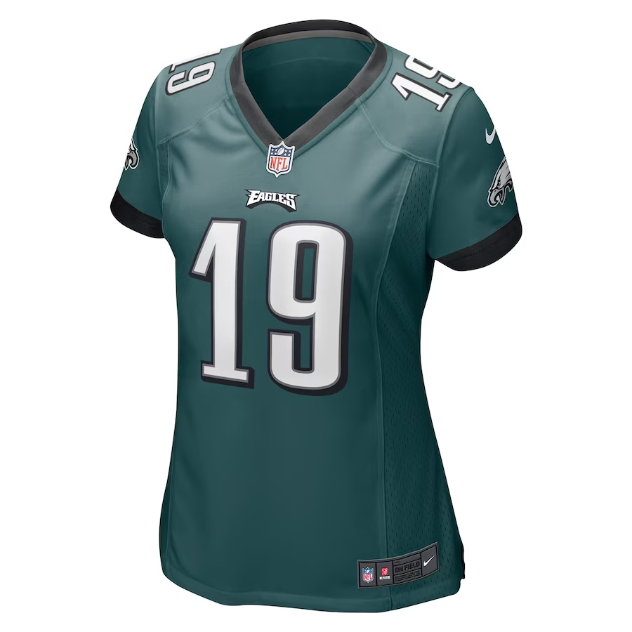 Nike Tanner McKee Philadelphia Eagles Women's Midnight Green Team Game Jersey
