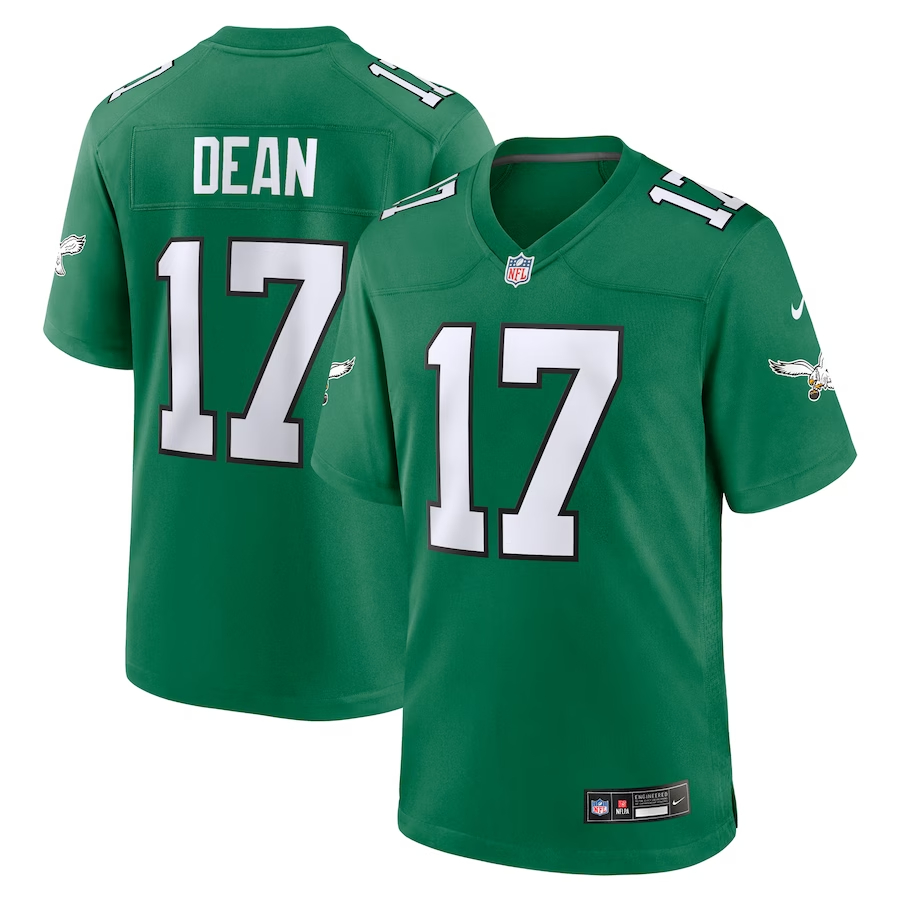 Nike Nakobe Dean Philadelphia Eagles Kelly Green Alternate Game Jersey