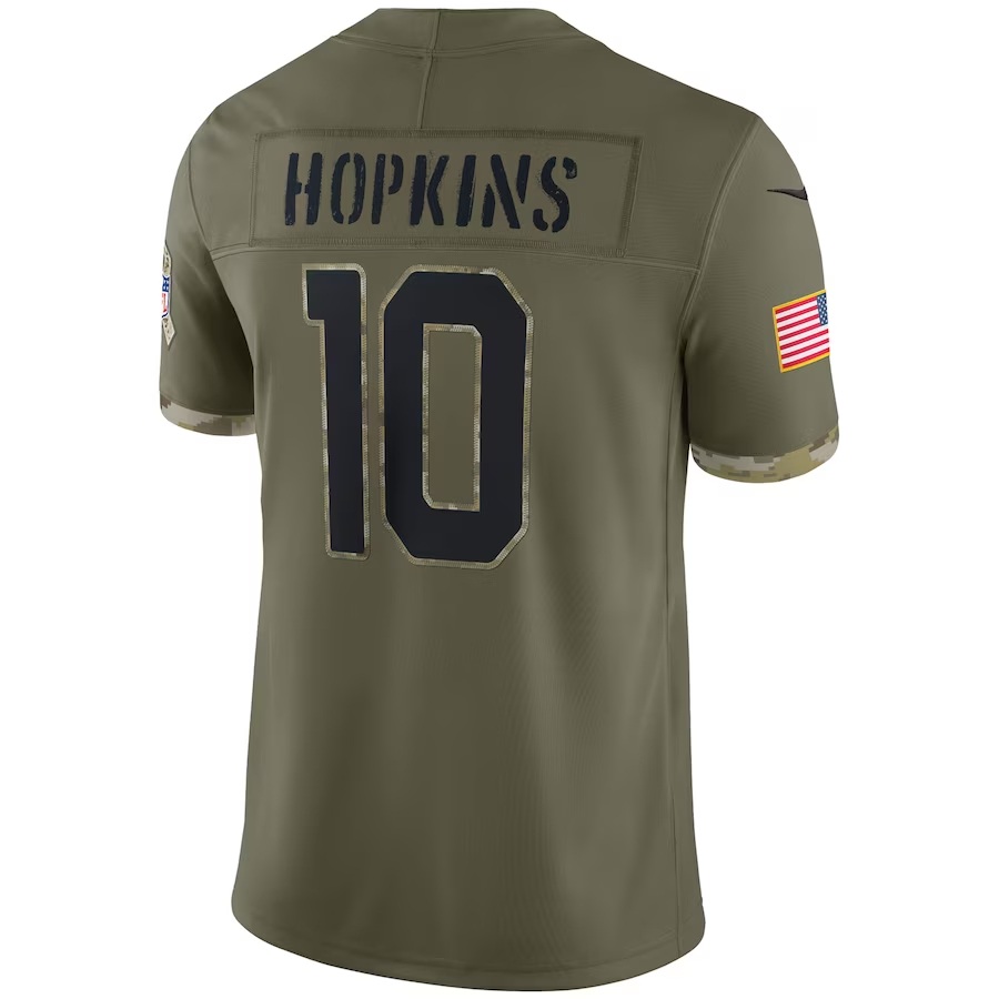 Nike DeAndre Hopkins Arizona Cardinals Olive 2022 Salute To Service