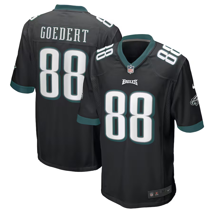 Nike Dallas Goedert Philadelphia Eagles Black Game Jersey
