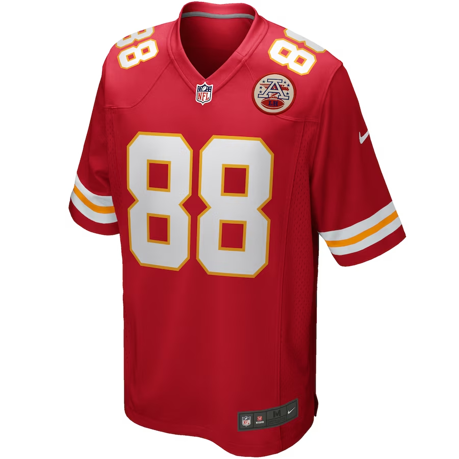 Nike Tony Gonzalez Kansas City Chiefs Red Game Retired Player Jersey