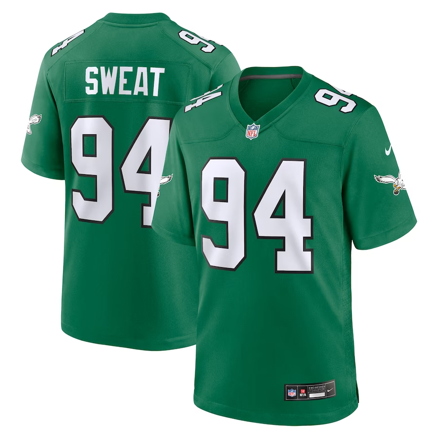 Nike Josh Sweat Philadelphia Eagles Kelly Green Alternate Game Jersey