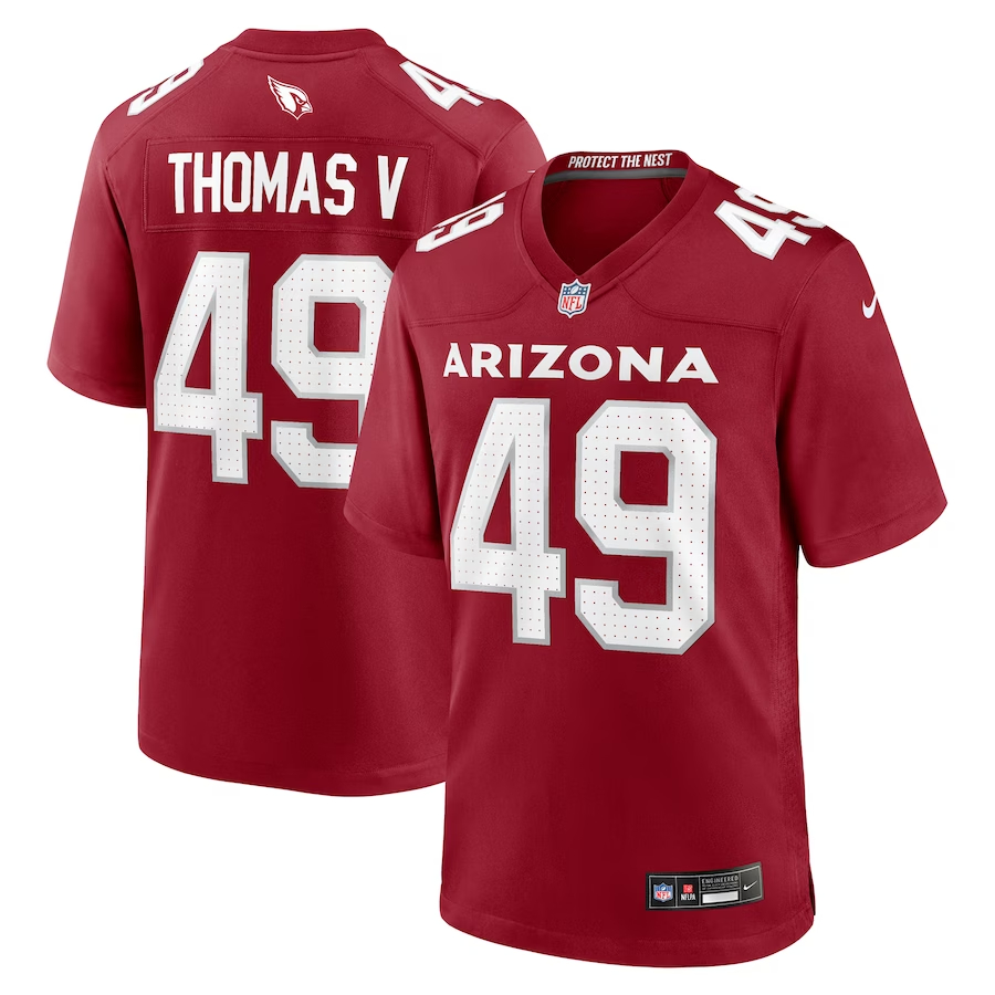 Nike Starling Thomas V Arizona Cardinals Cardinal Team Game Jersey