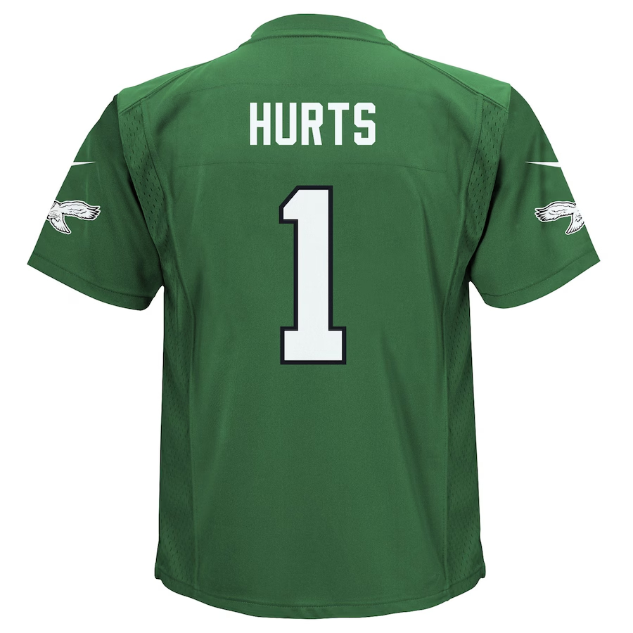 Nike Jalen Hurts Philadelphia Eagles Preschool Kelly Green Game Jersey