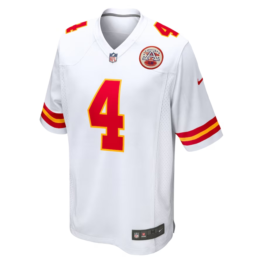 Nike Rashee Rice Kansas City Chiefs White Game Jersey