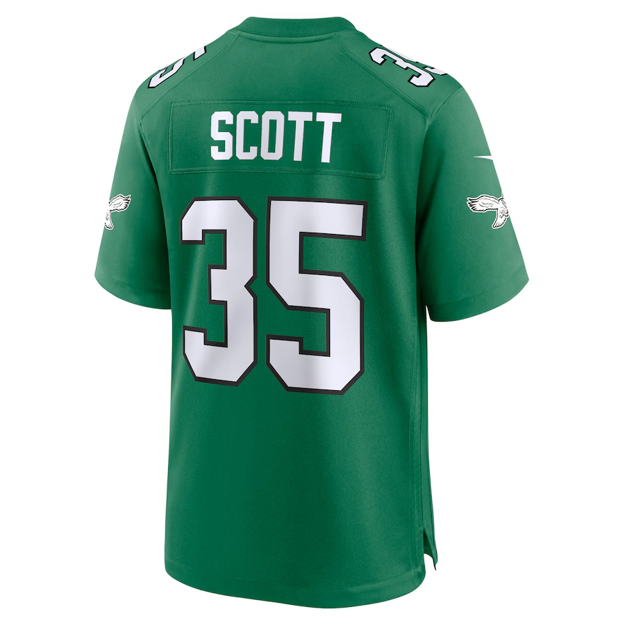 Nike Boston Scott Philadelphia Eagles Kelly Green Alternate Game Jersey