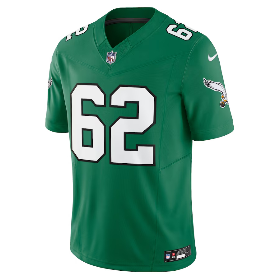Nike Jason Kelce Philadelphia Eagles Kelly Green Vapor F.U.S.E. Limited