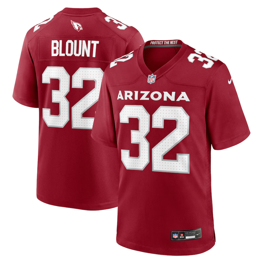Nike Joey Blount Arizona Cardinals Cardinal Game Jersey