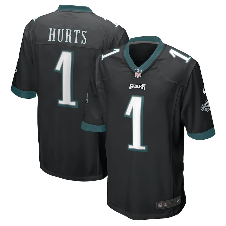 Nike Jalen Hurts Philadelphia Eagles Black Game Jersey