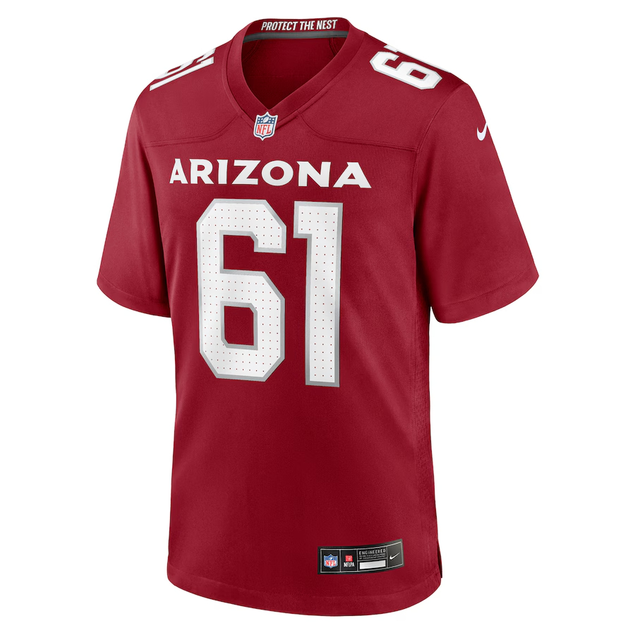 Nike Carter O'Donnell Arizona Cardinals Cardinal Team Game Jersey